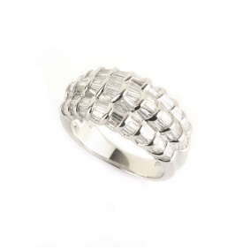 18k White Gold Diamond Dress Ring 1.50ct